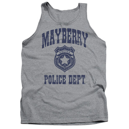 Andy Griffith Show Mayberry Police Mens Tank Top Shirt Athletic Heather