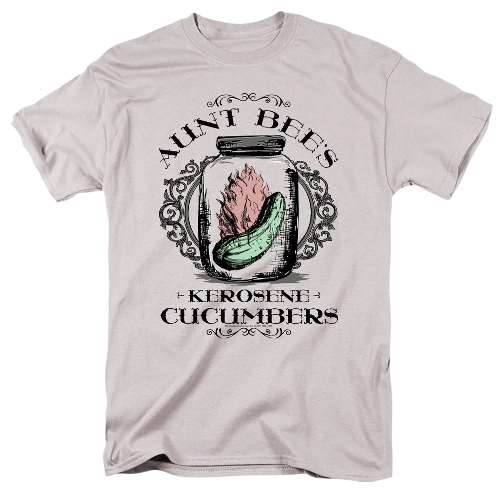 Andy Griffith Show Kerosene Cucumbers Mens T Shirt Silver
