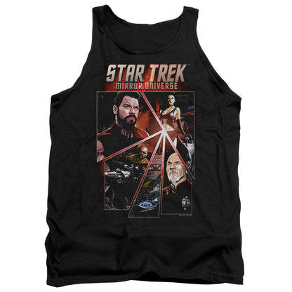 Star Trek Panels Mens Tank Top Shirt Black