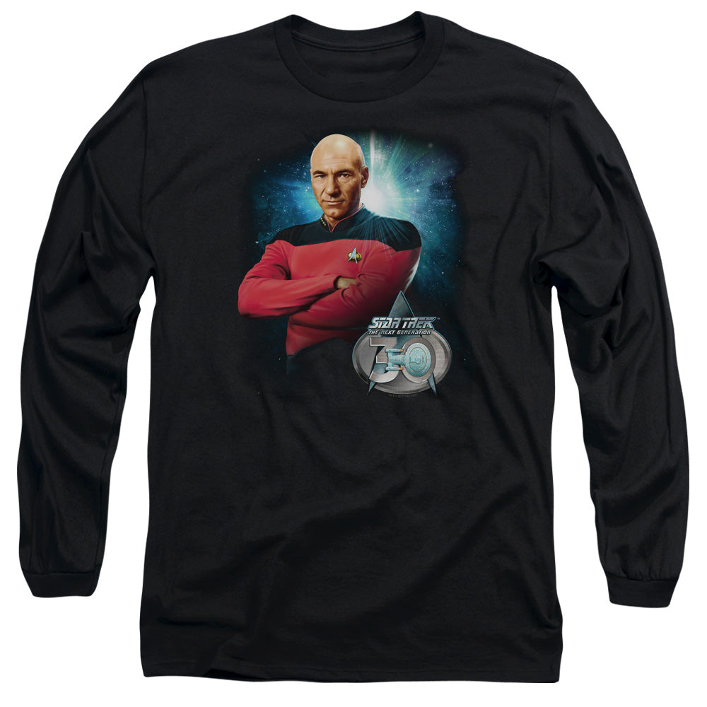 Star Trek Picard 30 Mens Long Sleeve Shirt Black Officially Licensed Officially Licensed