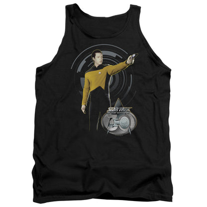 Star Trek Data 30 Mens Tank Top Shirt Black