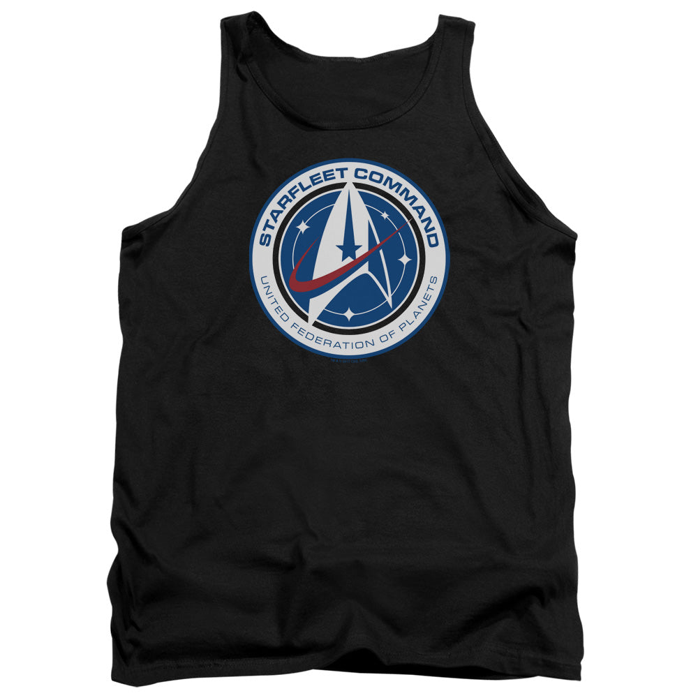 Star Trek Discovery Starfleet Command Mens Tank Top Shirt Black