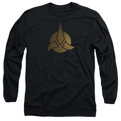 Star Trek Discovery Discovery Triquentra Mens Long Sleeve Shirt Black Officially Licensed Officially Licensed