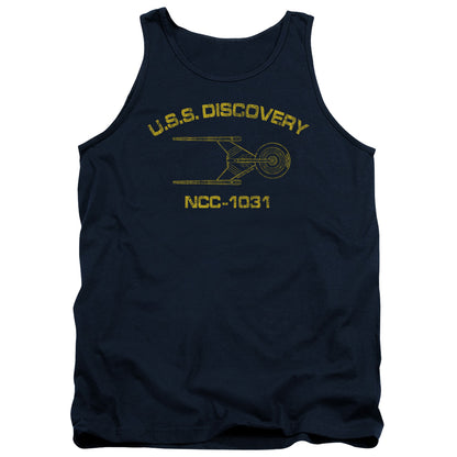 Star Trek Discovery Discovery Athletic Mens Tank Top Shirt Navy