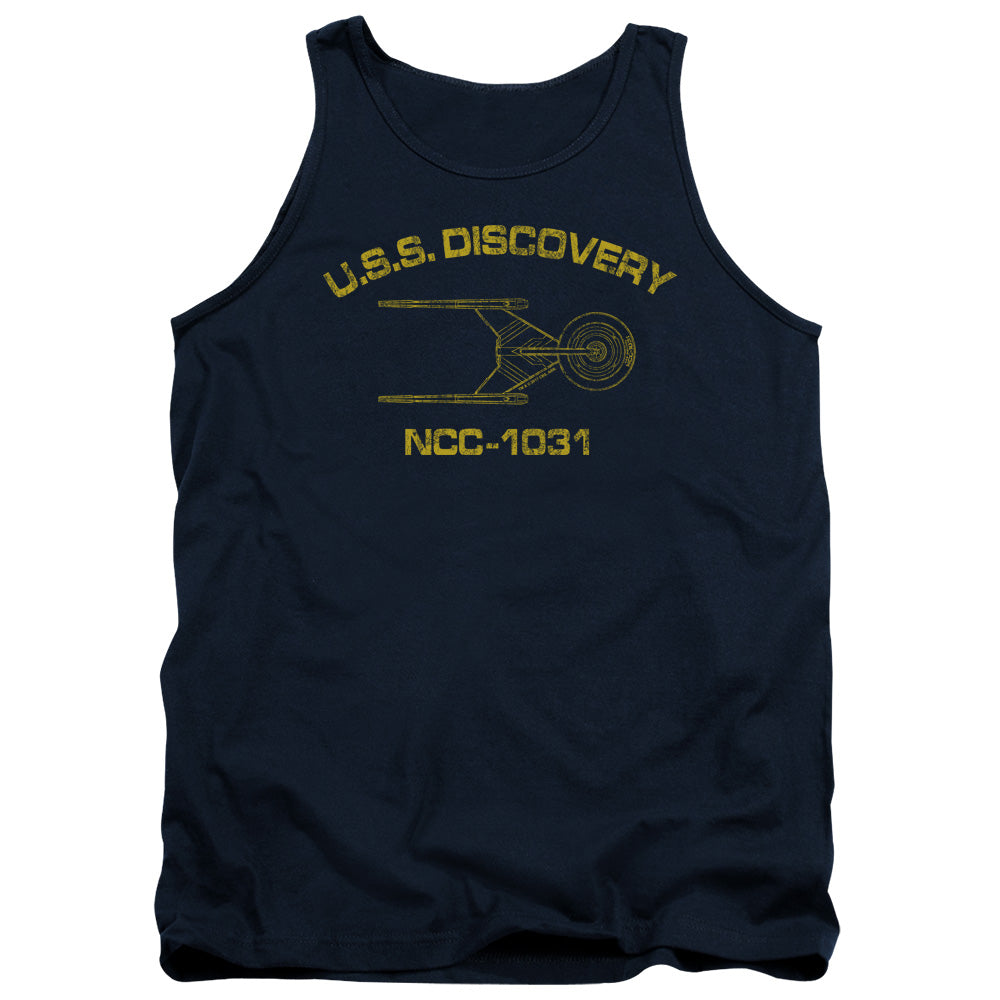 Star Trek Discovery Discovery Athletic Mens Tank Top Shirt Navy