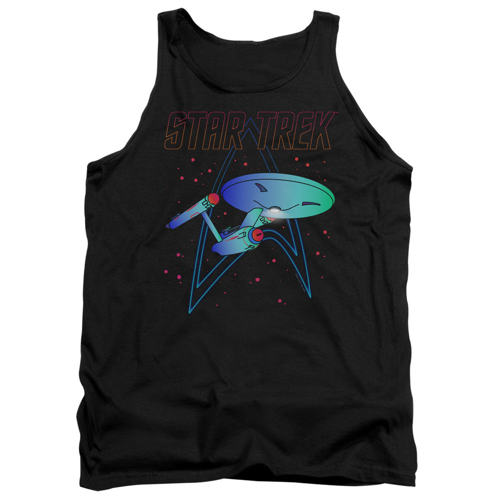 Star Trek Neon Trek Mens Tank Top Shirt Black