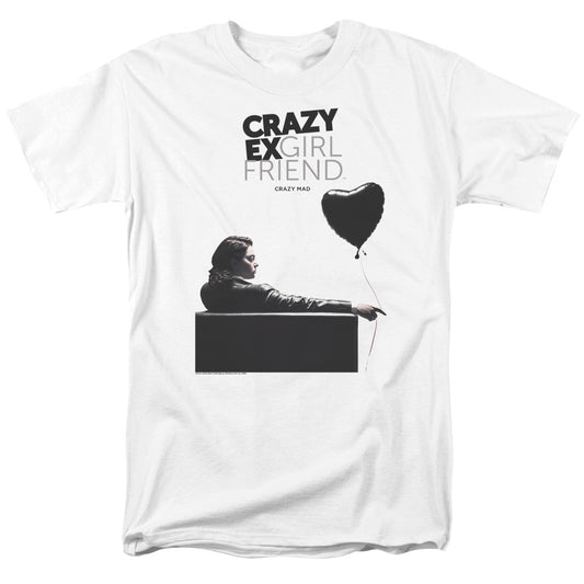 Crazy Ex Girlfriend Crazy Mad Mens T Shirt White