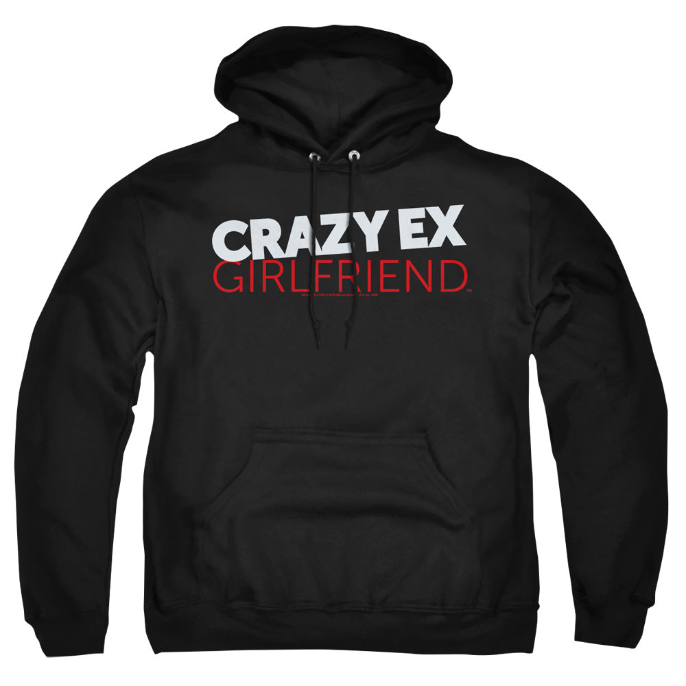 Crazy Ex Girlfriend Crazy Logo Mens Hoodie Black Officially Licensed