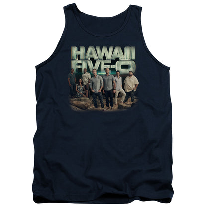 Hawaii 5 0 Cast Mens Tank Top Shirt Navy