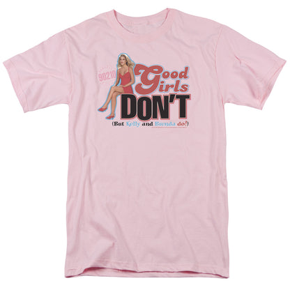 90210 Good Girls Dont Mens T Shirt Pink Officially Licensed
