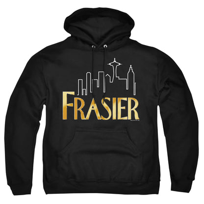 Frasier Frasier Logo Mens Hoodie Black Officially Licensed
