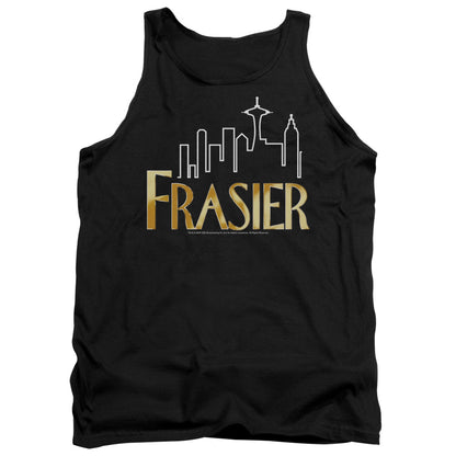 Frasier Frasier Logo Mens Tank Top Shirt Black