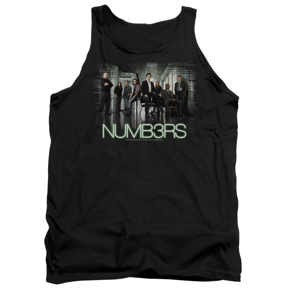 Numb3Rs Numbers Cast Mens Tank Top Shirt Black