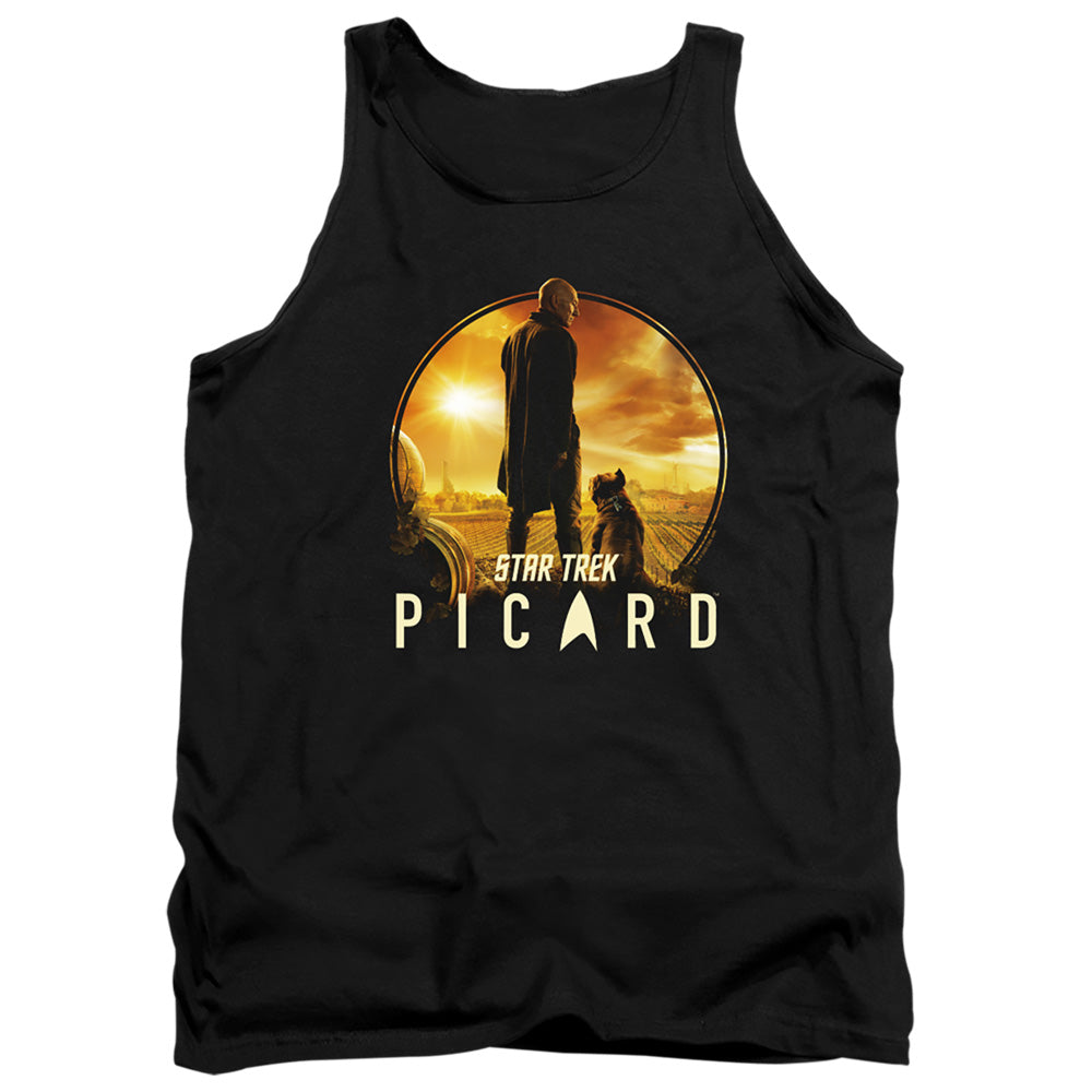 Star Trek Picard A Man And His Dog Mens Tank Top Shirt Black