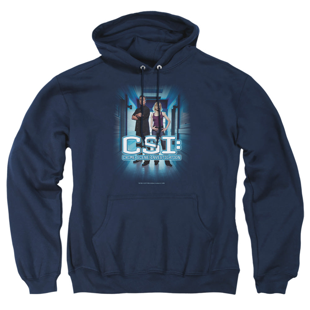 Csi Serious Business Mens Hoodie Navy Officially Licensed