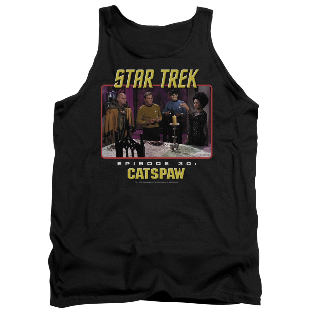 Star Trek Original Cats Paw Mens Tank Top Shirt Black