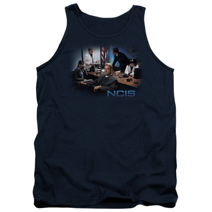 Ncis Original Cast Mens Tank Top Shirt Navy