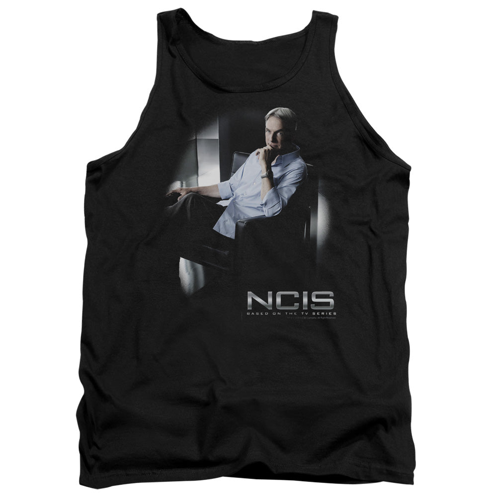 Ncis Gibbs Ponders Mens Tank Top Shirt Black