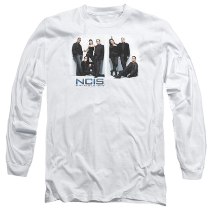 Ncis White Room Mens Long Sleeve Shirt White Officially Licensed
