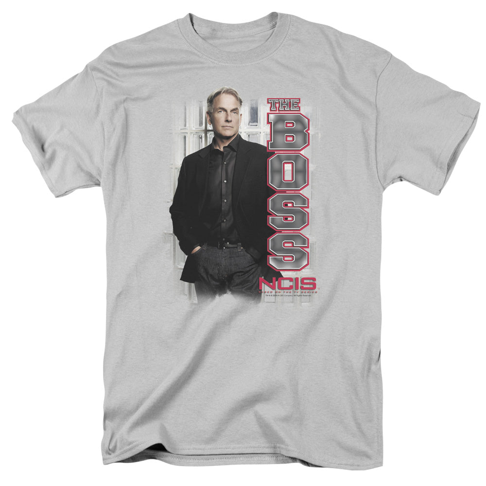 Ncis The Boss Mens T Shirt Silver Officially Licensed