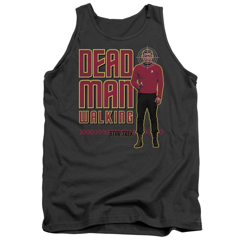 Star Trek Dead Man Walking Mens Tank Top Shirt Charcoal