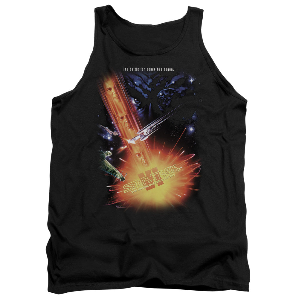 Star Trek Undiscovered Cntry(Movie) Mens Tank Top Shirt Black