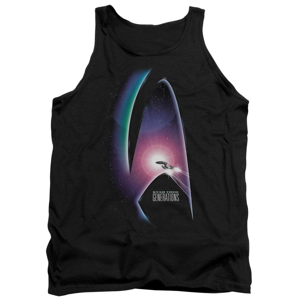 Star Trek Generations(Movie) Mens Tank Top Shirt Black