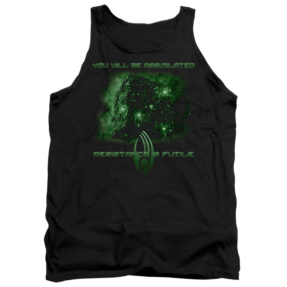 Star Trek Assimilate Mens Tank Top Shirt Black