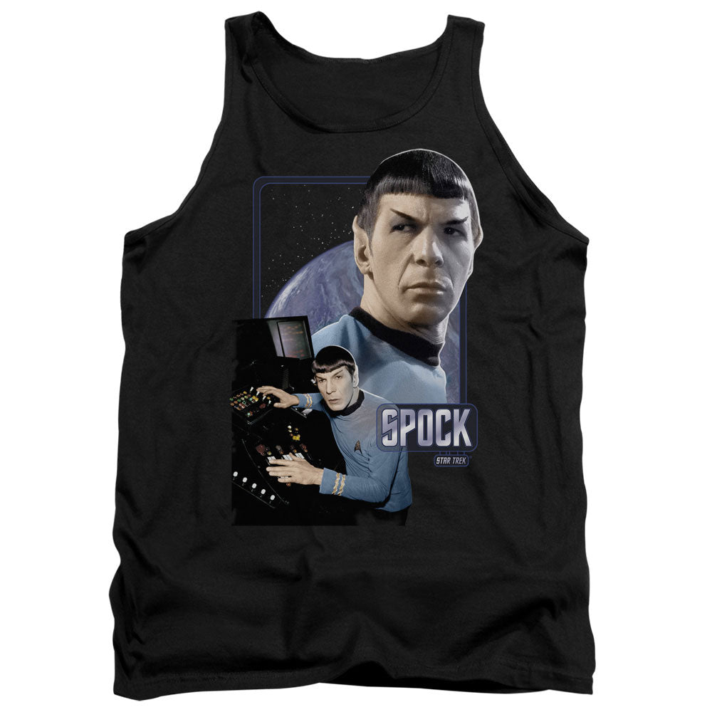 Star Trek Spock Mens Tank Top Shirt Black