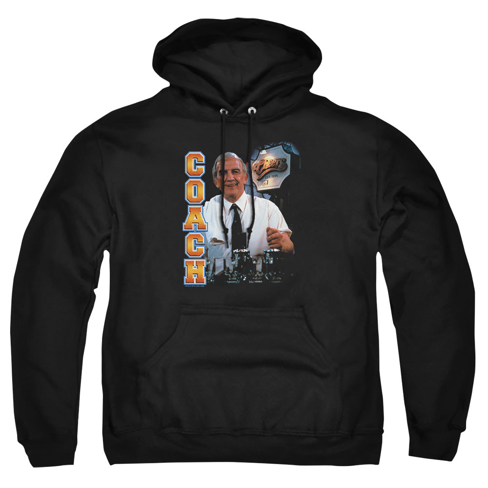 Cheers Coach Mens Hoodie Black Officially Licensed