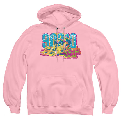 90210 Beach Babes Mens Hoodie Pink Officially Licensed