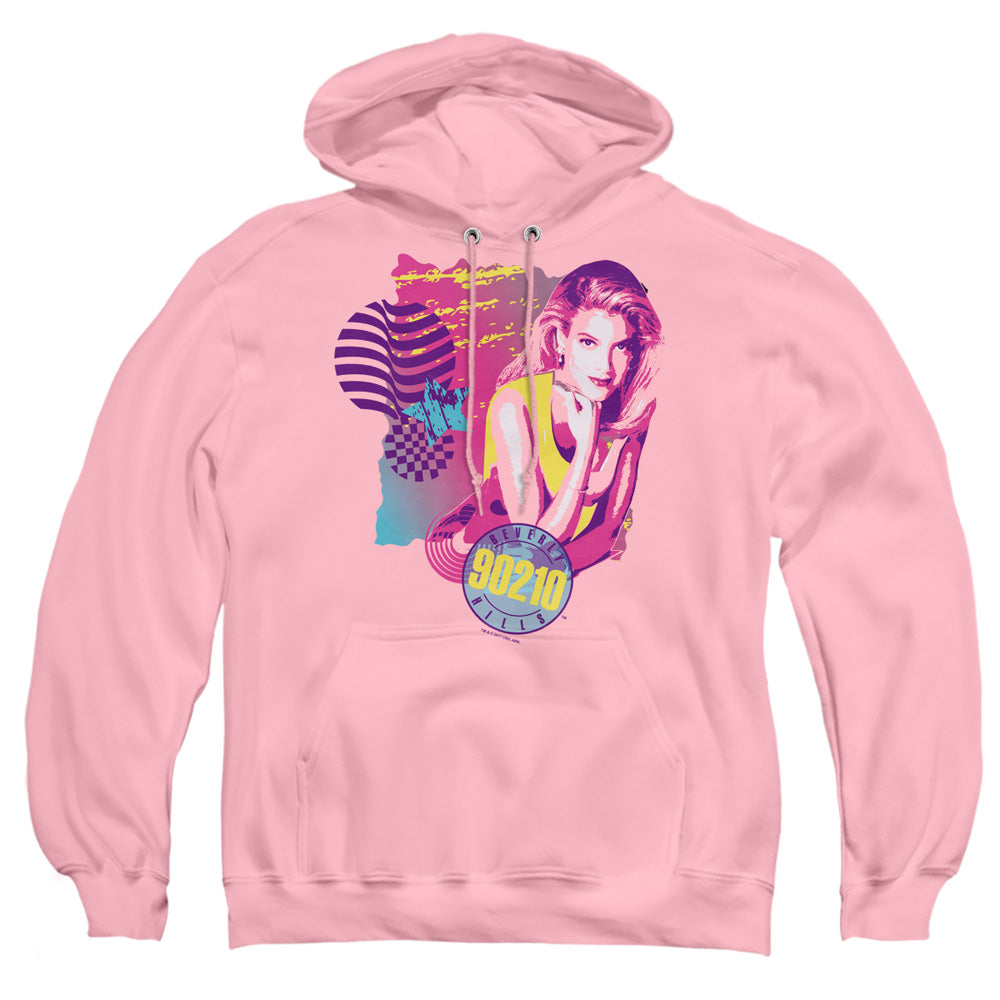 90210 Donna Mens Hoodie Pink Officially Licensed