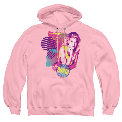 90210 Donna Mens Hoodie Pink Officially Licensed
