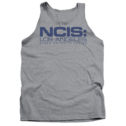 Ncis La Logo Mens Tank Top Shirt Athletic Heather