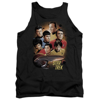 Star Trek Heart Of The Enterprise Mens Tank Top Shirt Black