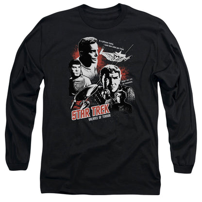 Star Trek Balance Of Terror Mens Long Sleeve Shirt Black Officially Licensed Officially Licensed