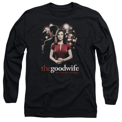 The Good Wife Bad Press Mens Long Sleeve Shirt Black Officially Licensed