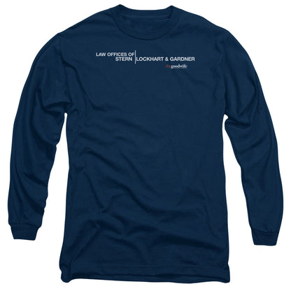 The Good Wife Law Offices Mens Long Sleeve Shirt Navy Officially Licensed