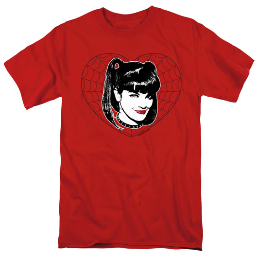 Ncis Abby Heart Mens T Shirt Red Officially Licensed