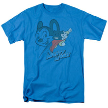 Load image into Gallery viewer, Mighty Mouse Double Mouse Mens T Shirt Turquoise