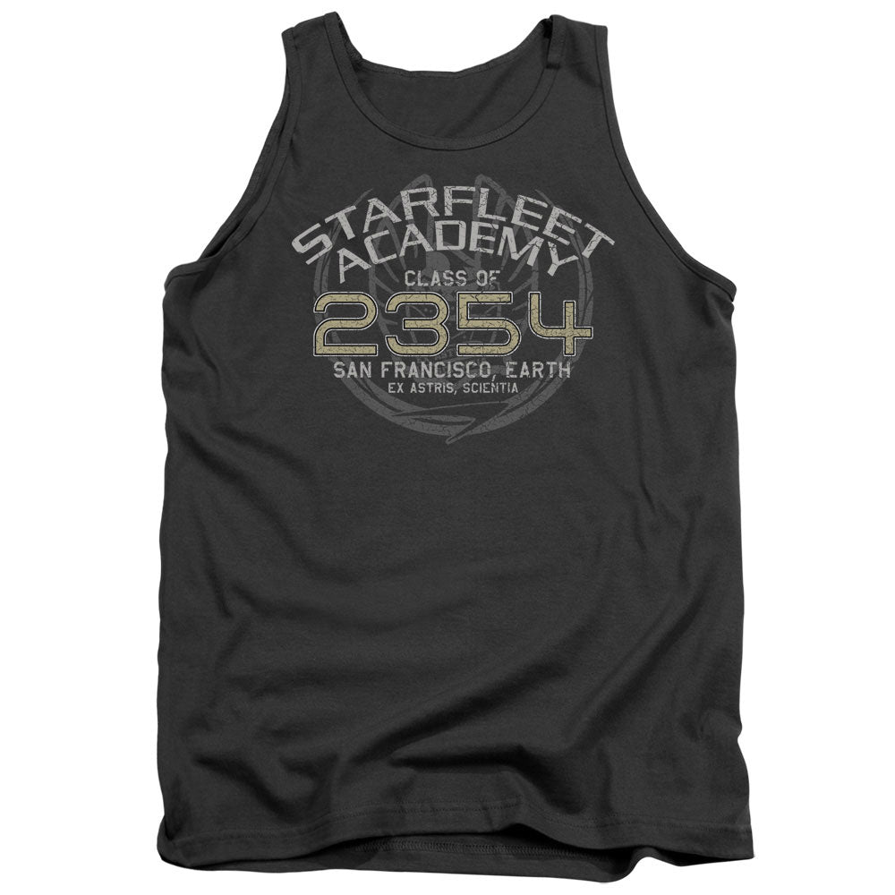 Star Trek Sisko Graduation Mens Tank Top Shirt Charcoal