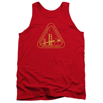 Star Trek Gold Academy Mens Tank Top Shirt Red