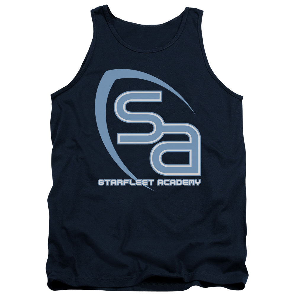 Star Trek Sa Logo Mens Tank Top Shirt Navy