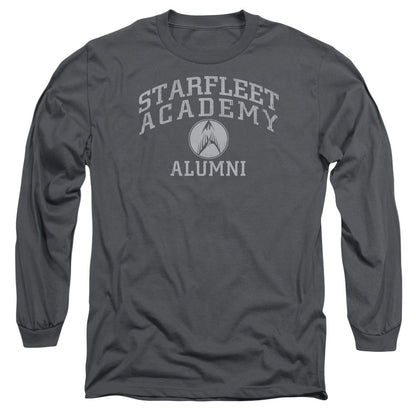 Star Trek Alumni Mens Long Sleeve Shirt Charcoal Officially Licensed Officially Licensed