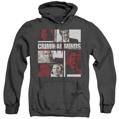 Criminal Minds Character Boxes Heather Mens Hoodie Black Officially Licensed