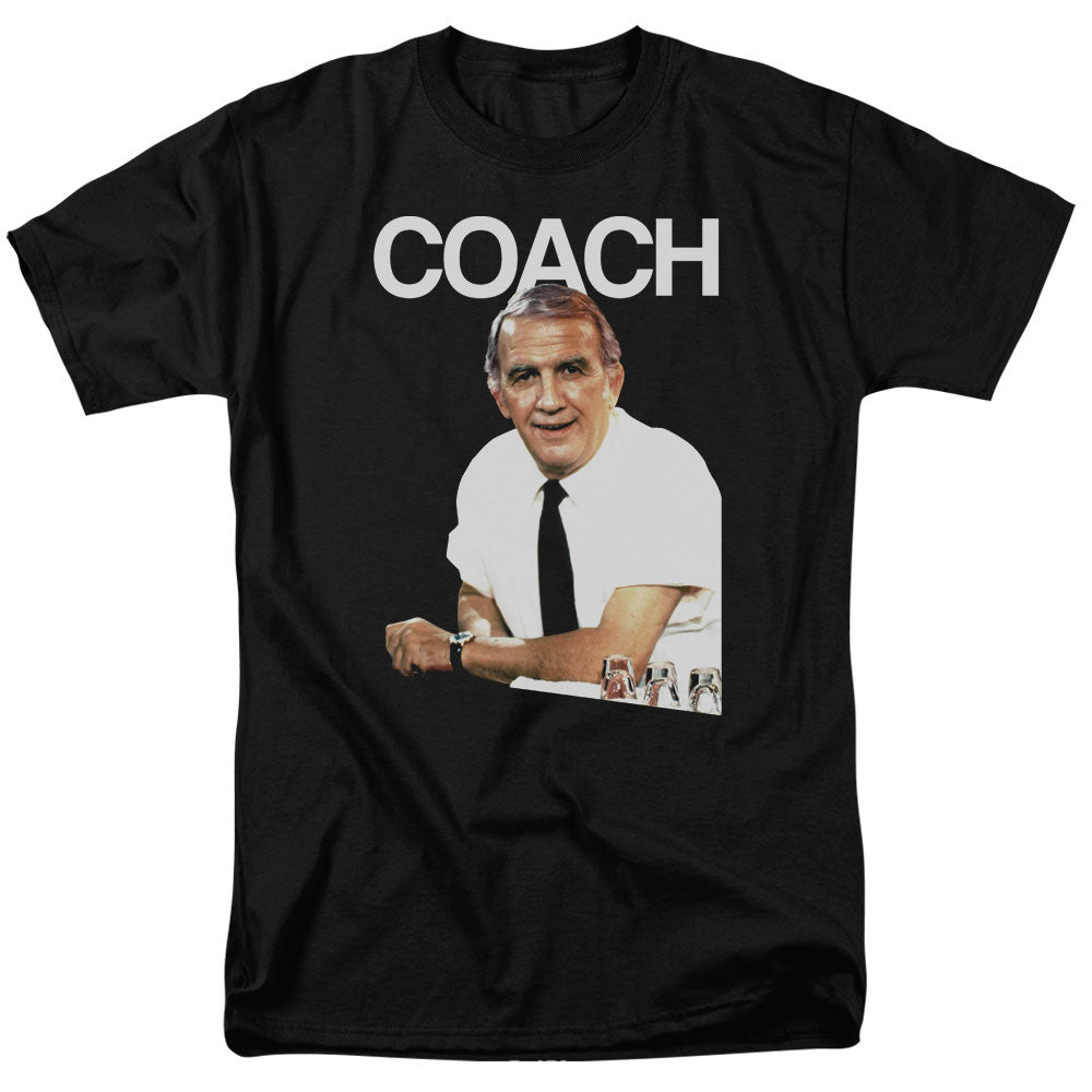 Cheers Coach Mens T Shirt Black Officially Licensed