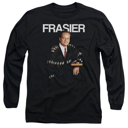 Cheers Frasier Mens Long Sleeve Shirt Black Officially Licensed Officially Licensed