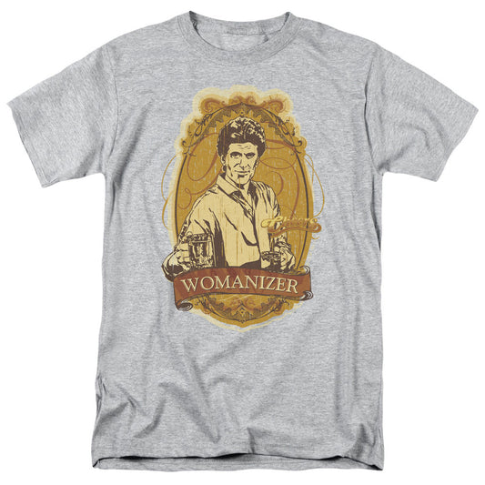 Cheers Womanizer Mens T Shirt Athletic Heather
