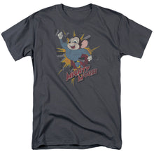 Load image into Gallery viewer, Mighty Mouse Break Through Mens T Shirt Charcoal