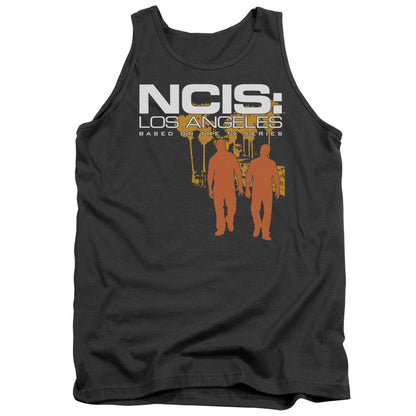 Ncis:La Slow Walk Mens Tank Top Shirt Charcoal